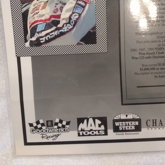 Dale Earnhardt Sr. Placemat Highlights Photograph - Picture 5 of 11